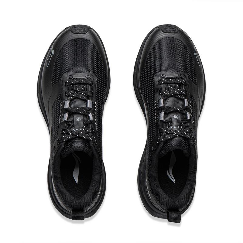 Li Ning Outdoor CF Tracing, Inter Industry Cushioning Abrasion Resistant Rebound Low top Hiking Shoes Unisex Black AHCV037-16