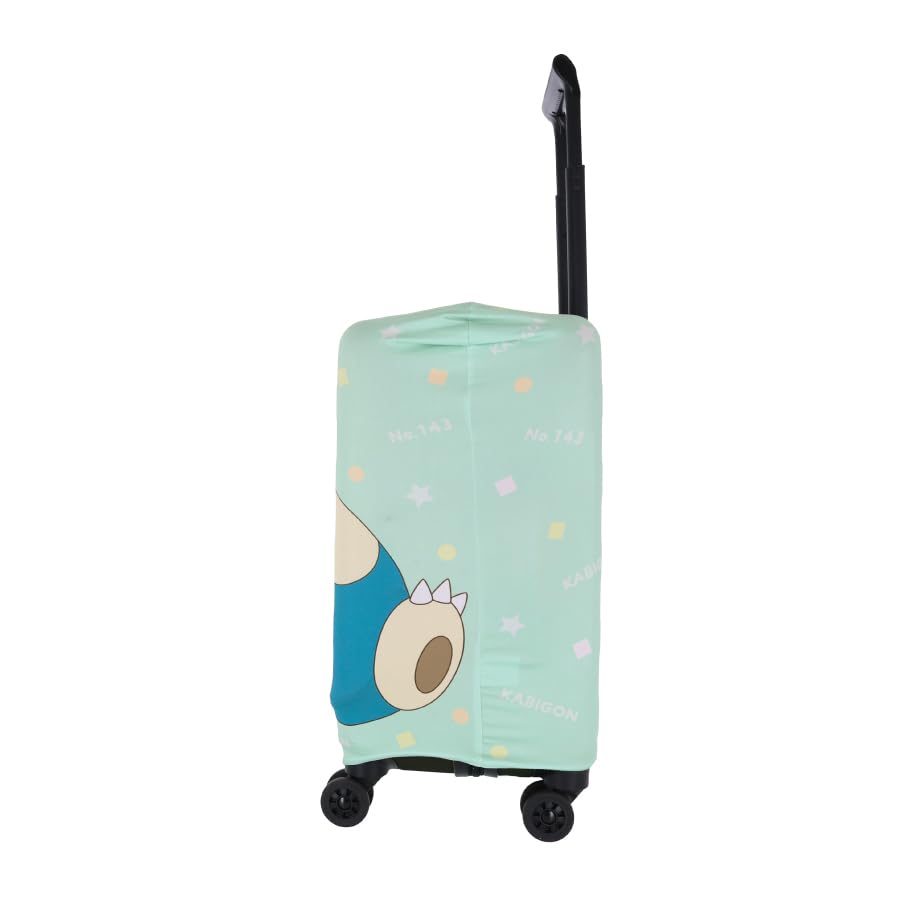 Suitcase Cover Gowell Suitcase Convenient Travel Goods Size Pokémon Cover, (Snorlax (Green), S)