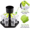 6 Shot-Gläser Spiele Spender Wein Whisky Bier Wein Spirituosen Spender Barzubehör Party Spiele Trinkwerkzeuge Glas Spender 5