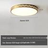 All-Copper Modern LED Ceiling Light: Ultra-Thin Round Fixture for Bedroom, Balcony, and Hallway