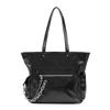 Simple retro large-capacity student class commuting tote bag, new high-texture chain shoulder handbag