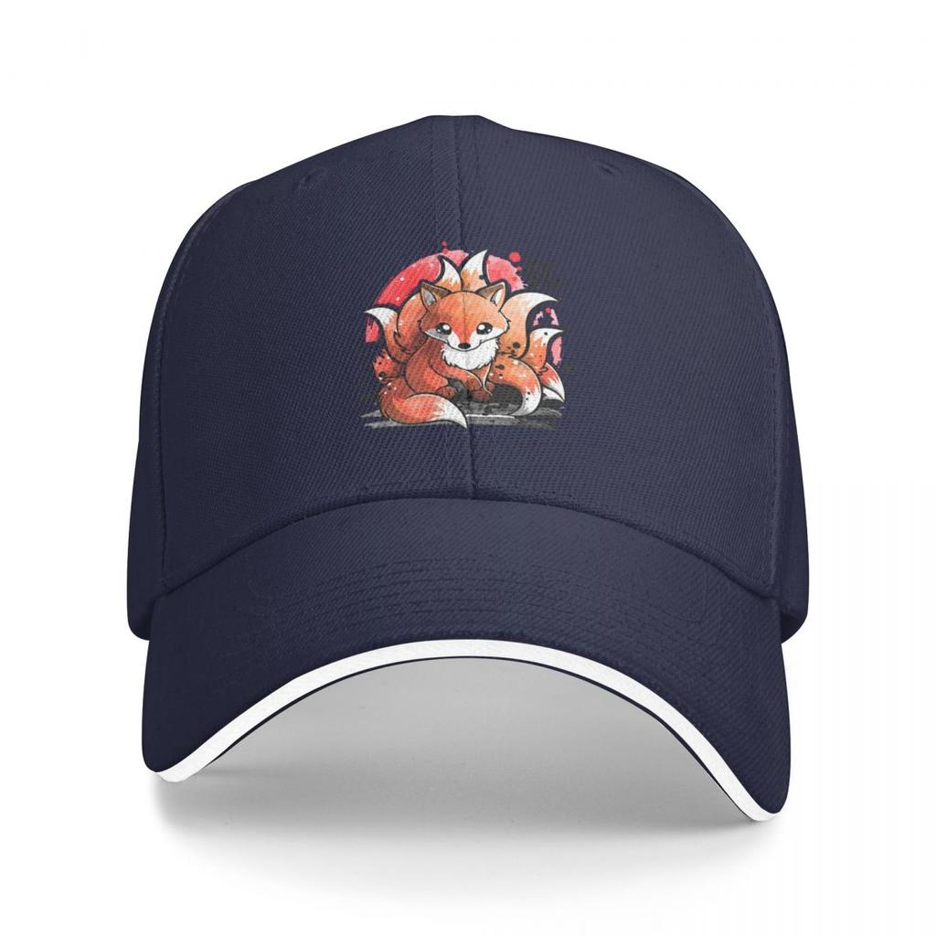 Nine Tailed Fox Baseball Caps Snapback Unisex Women Hats Outdoor Adjustable Casual Cap Baseball Hat Polychromatic Customizable