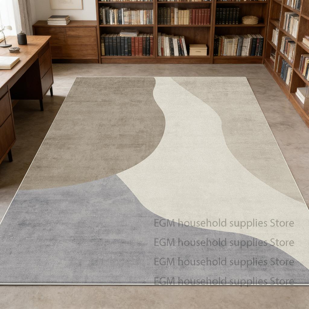 Light Luxury Carpets Abstract Living Room Decor Lounge Rug Large Area Bedroom Short Velvet Washable Non-slip Floor Mat Office