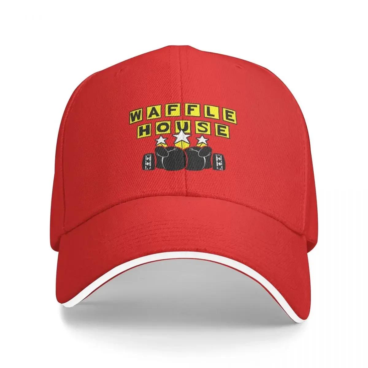 Waffle House Cap Fashion Casual Baseball Caps Adjustable Hat Hip Hop Summer Unisex Baseball Hats Customizable Polychromatic One Size