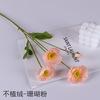 Artificial Poppy like Flowers Core Content 4 Headed Corn Poppy Decorations for Weddings Homes Photography Props Lifelike Design