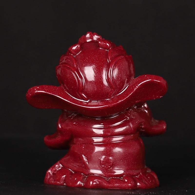Cinabro Di Decorazione Di Fortuna Arricchimento Casa Wangzhai Dio Della Ricchezza Desktop Piccoli Ornamenti Casa a Schiera