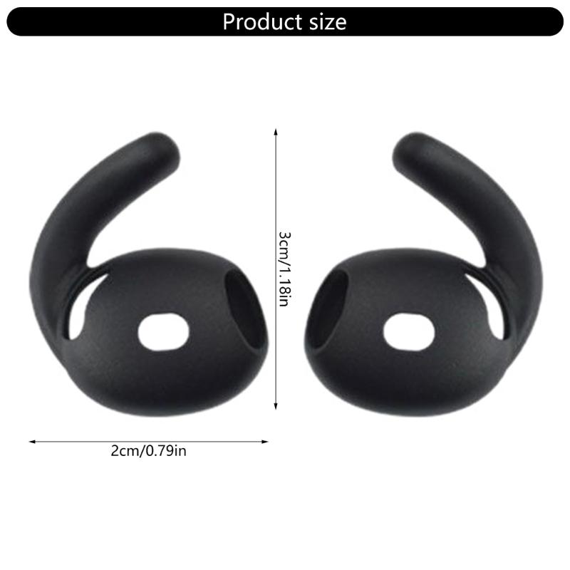 1/5Pair Ear Tips For 4 4th Generation Earphones Earhook Earplugs Silicone Cover For Airpods4 AntiLost DustProof
