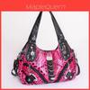 Pu Leopard Print Tote Bag With Zipper Closure For Daily Use And Street Style