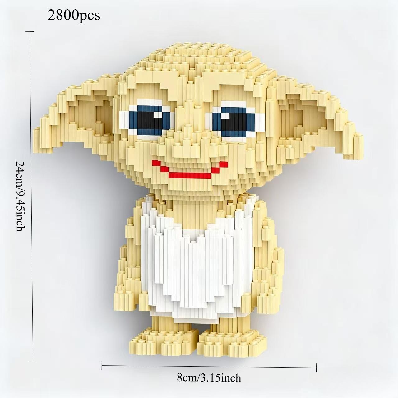 

New Cute Elf Alien Building Blocks Toy DIY Gift Children s Room Decoration Model Boy Birthday Gift Christmas Gift