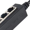 RJ45 Splitter Adapter 1 To 4 Port Smooth Transmission Excellent Connection Network Cable Adapter