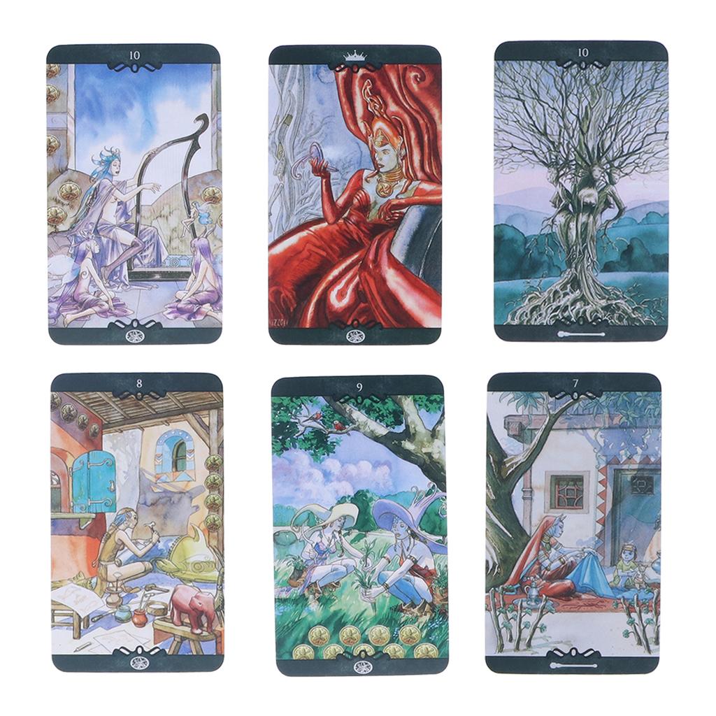 Mysterious Tarot Card Set Future Telling Guidance Tarot Deck Party Board Game Gift