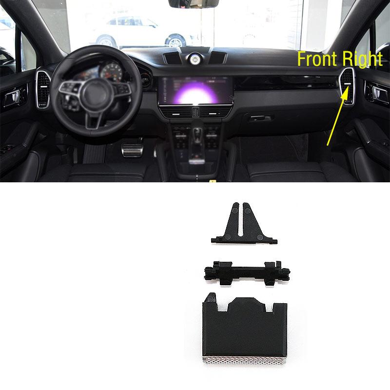 For Porsche Cayenne 2018- Car Front Dashboard Rear Air Conditioner Outlet A/C Air Conditioning Vents Tab Clip