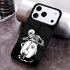 Funny Skull Phone Case for iPhone 17 16 15 Pro Max Air 14 13 12 11 Plus Shockproof Cover