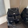 2025  Female Student Commuter Backpack Small Fresh Wind Bag Korean  Mini Chain Lightweight Female Backpack