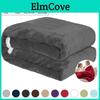 Luxurious Sherpa Flannel Fleece Blanket Soft Plush Warm Thickened Comfort