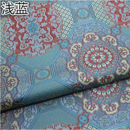 Thick Chinese Brocade Fabric With Dragon Pattern Material For Sewing 100% Polyester DIY Gift Box Sewing Packaging Cloth