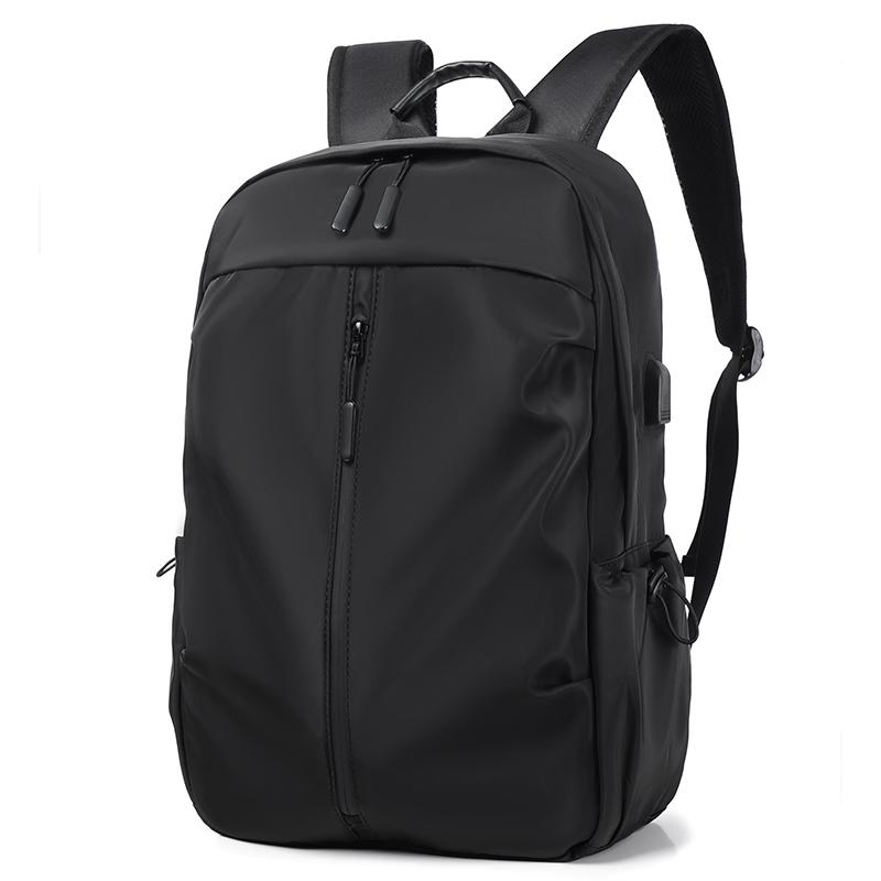 Simple business computer backpack, casual sports large capacity commuter travel bag, student backpack чёрный