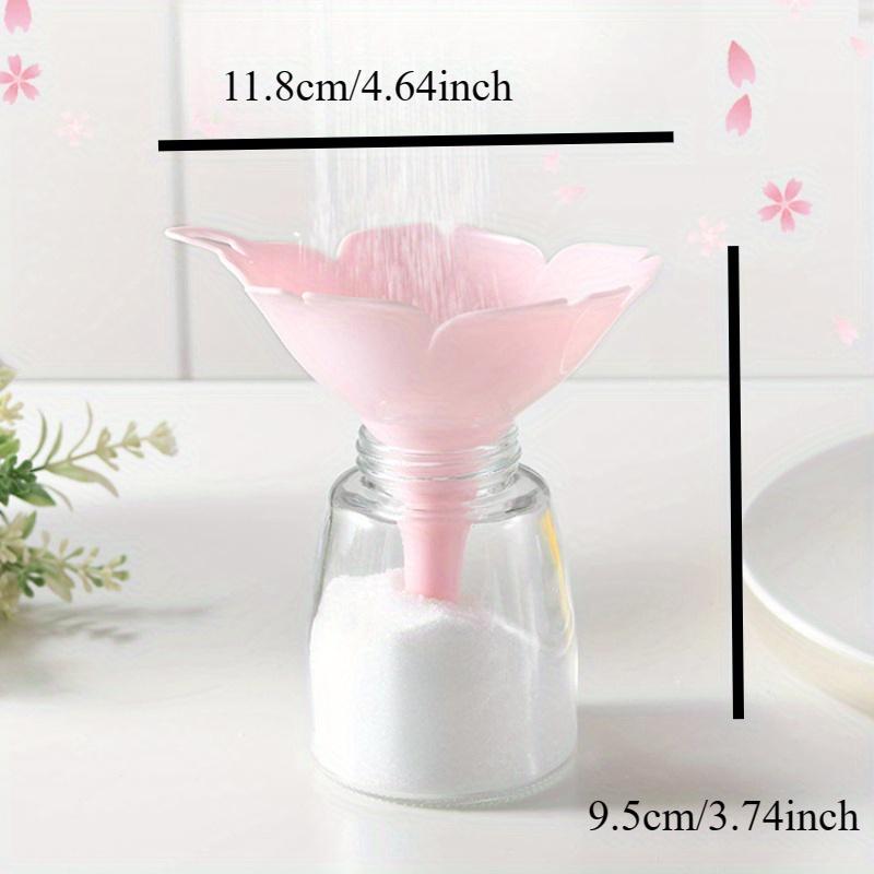 Kitchen Cherry Blossom Style Funnels Home Olive Oil Condiments Liquid Powder Dispenser Kitchen Accessories Kitchen Tools