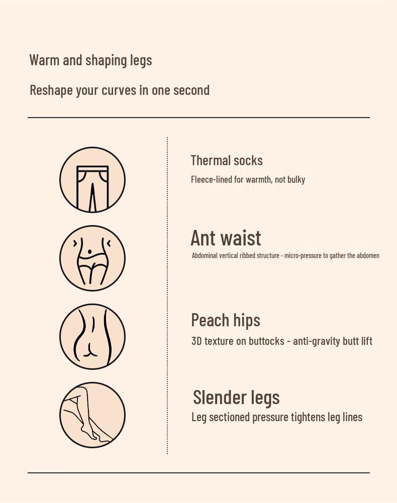 Urban Beauty Slimming Thermal Pantyhose