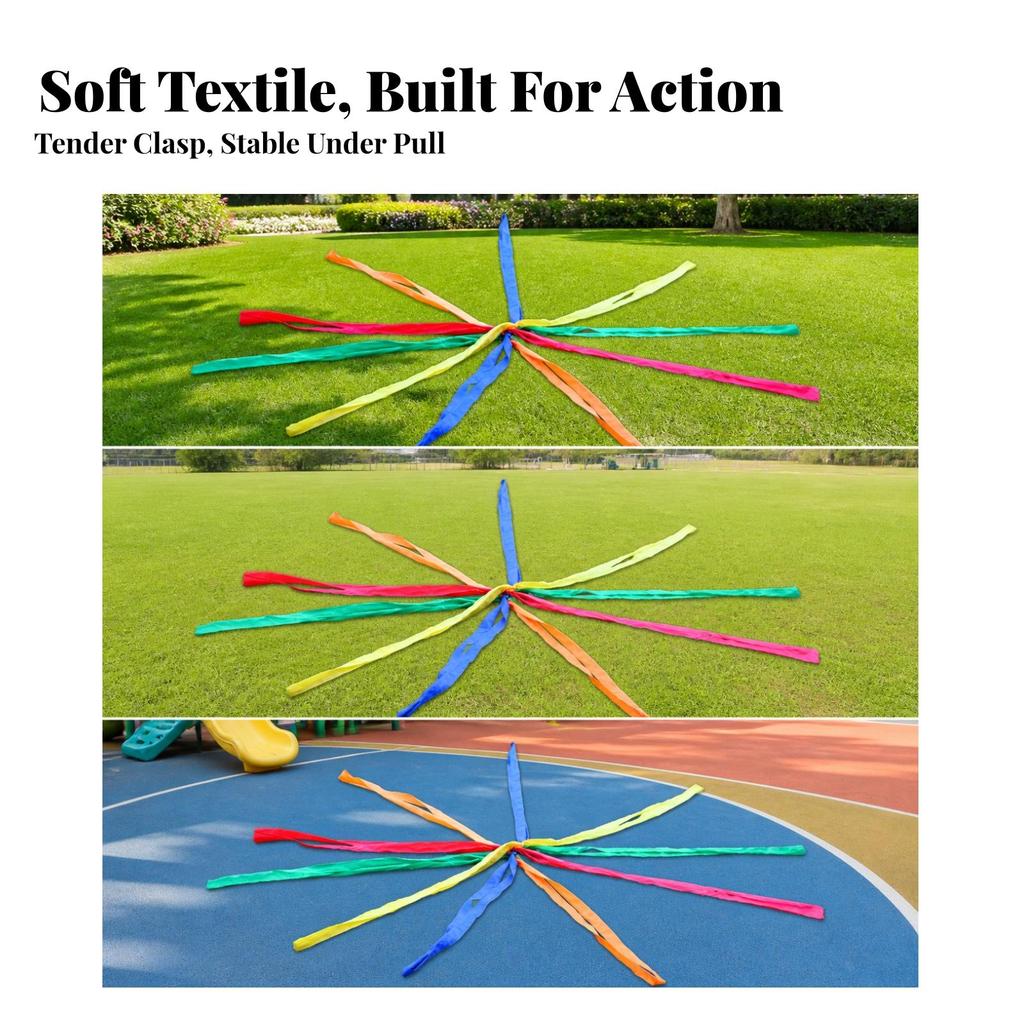 10-Way Tug Rope Team Multi-Arm Long-Lasting for Young Children