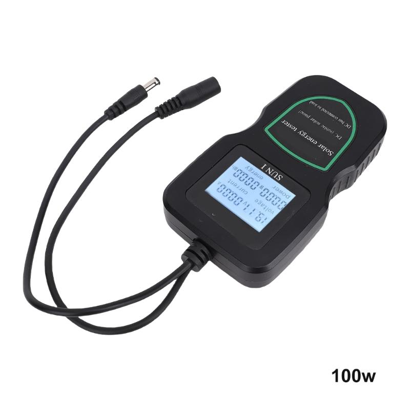 100W/200W/300W/500W Solar Panel Tester MPPT Photovoltaic Panel Multimeter Tester Tool for Testing Solar Panel Data