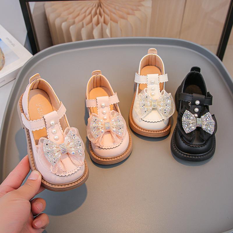 Girls' Leather Shoes Children's Princess Shoes 2025 Autumn New Girls' Shoes Spring and Autumn Soft-soled Small Leather Shoes Classmates