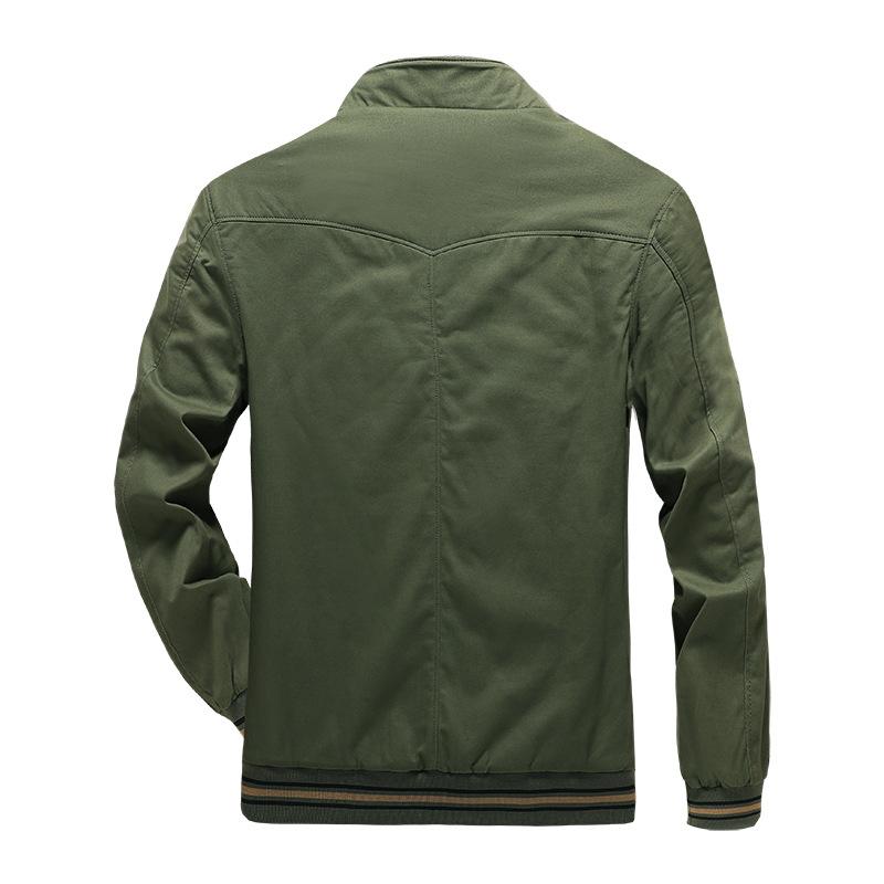 Men 'S Stand -Up Collar Tooling Jacket Men