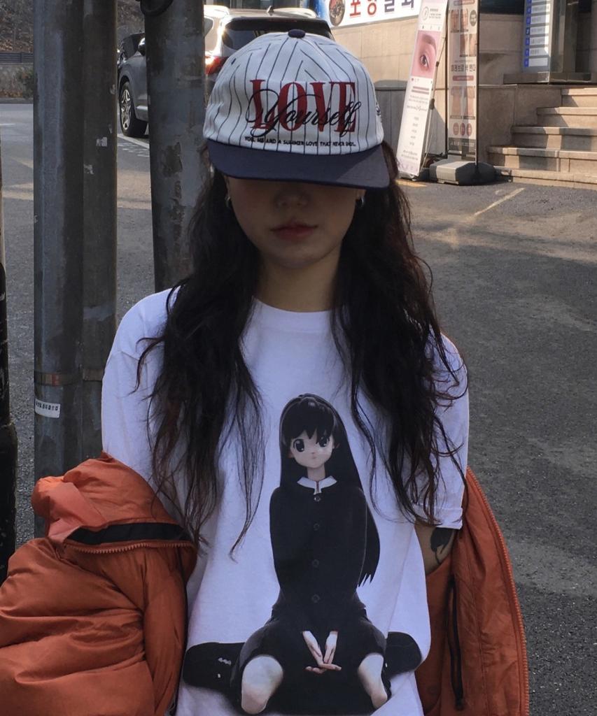 Sseo Love Yourself Stripe Cap