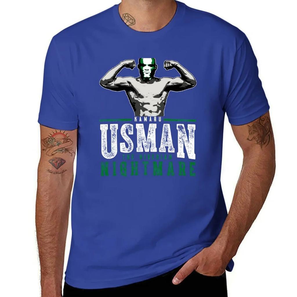 Kamaru Usman T-Shirt Anime T-Shirts T-Shirts Grafik Mann T-Shirt Oberteile T-Shirt Männer