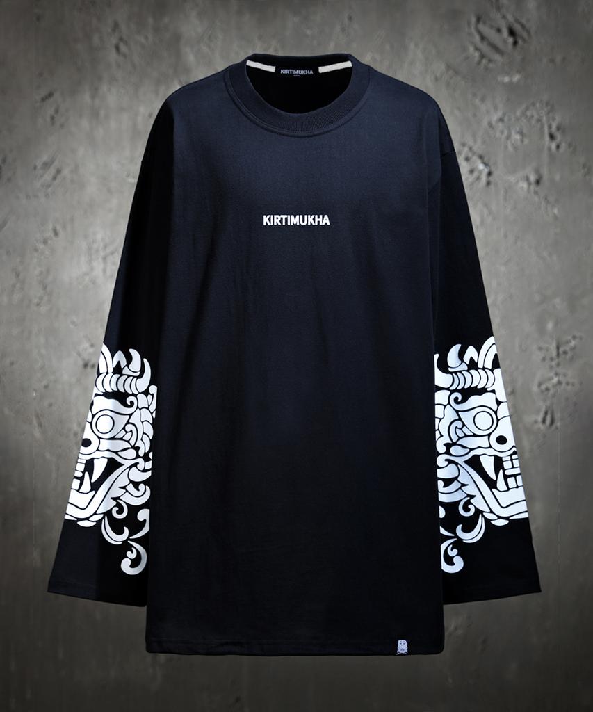 Kileutimuka Logo Sleeve Layered T-Shirt Black
