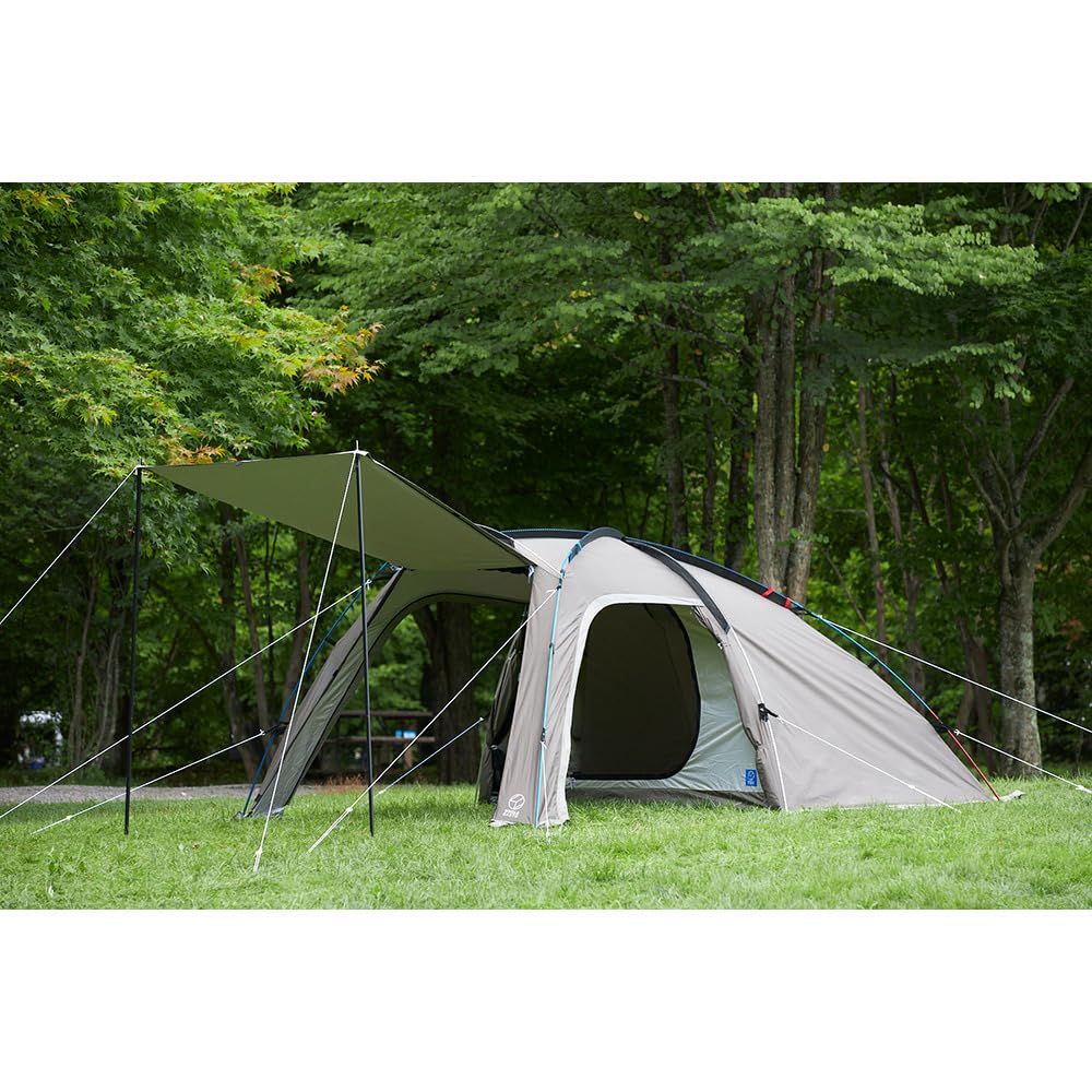 Whole Earth Outdoor Camping Tent for 1-2 People EARTH TRIPPER SC WE2KDA04 Dark Gray