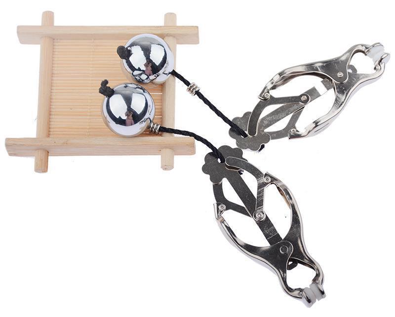 Butterfly Nipple Clamps Heavy Duty - Powerful Clitoris & Breast Stimulation Tools