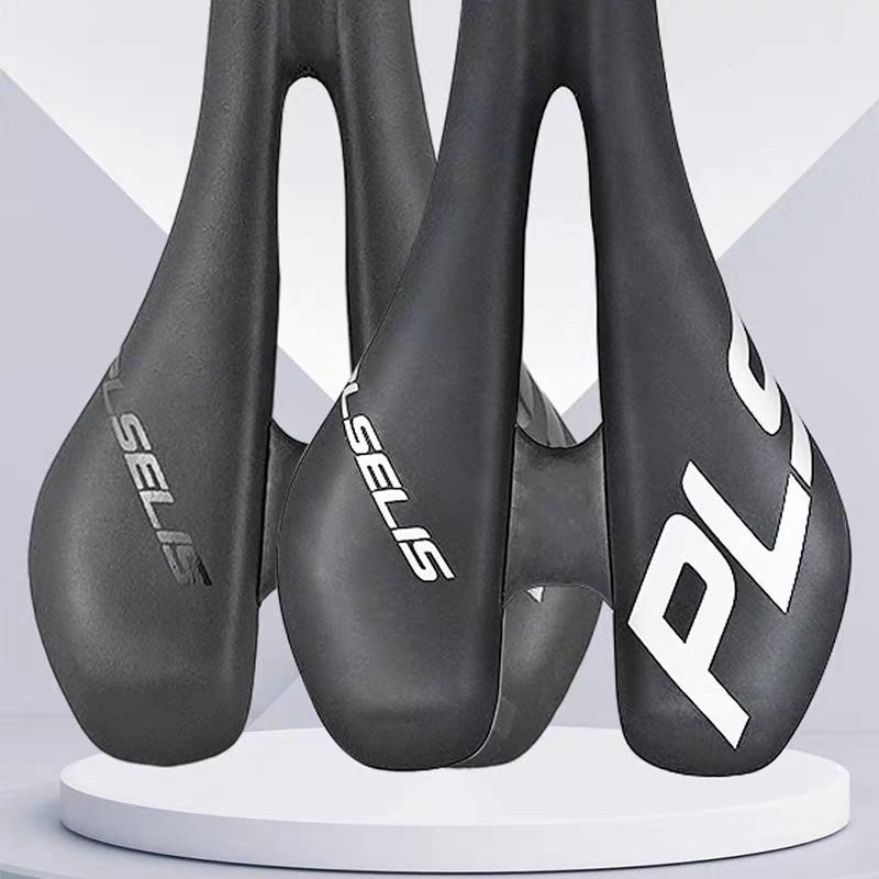 Road Mountain Bike Saddle Lightweight Racing Seat Breathable Hollow Nylon Cushion