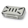 Waterproof Fishing Tackle Box Impact Resistant Compartment Adjustable for Fishing Hook Lure Medicine Pill Grey