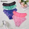 Taglia Europea Mutandine di Pizzo Arcobaleno da Donna Mutandine da Donna Multicolore Cavallo in Puro Cotone Estivo Mutandine da Donna a Vita Media Intimo Colore Lecca-lecca