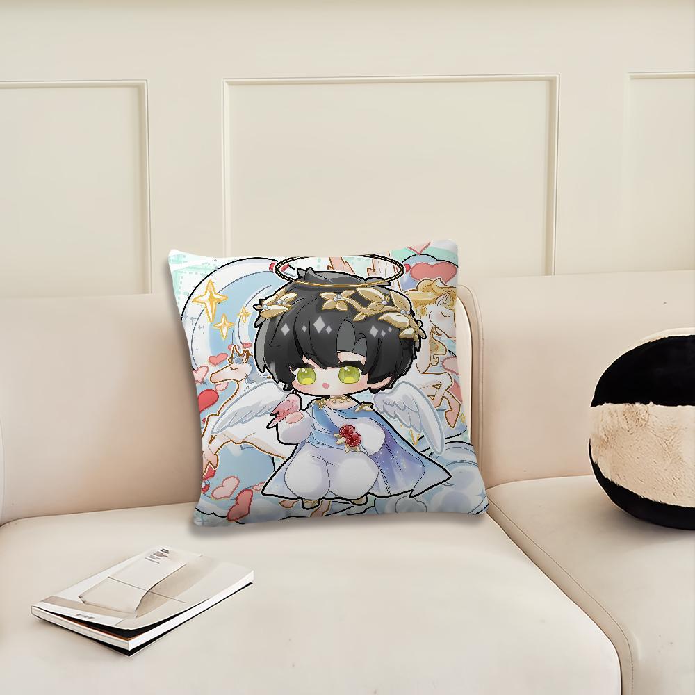 Spiel Love and Deepspace Himmlische Gottheit Kissenbezug Kissenbezug Dekoration Zimmer Zuhause Sofa Wohnen Büro Auto Nordische Schlichtheit