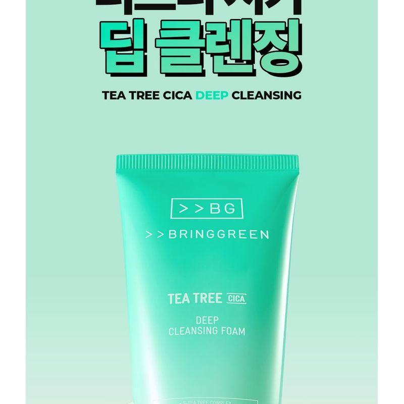BRING GREEN - Tea Tree Cica Deep Cleansing Foam