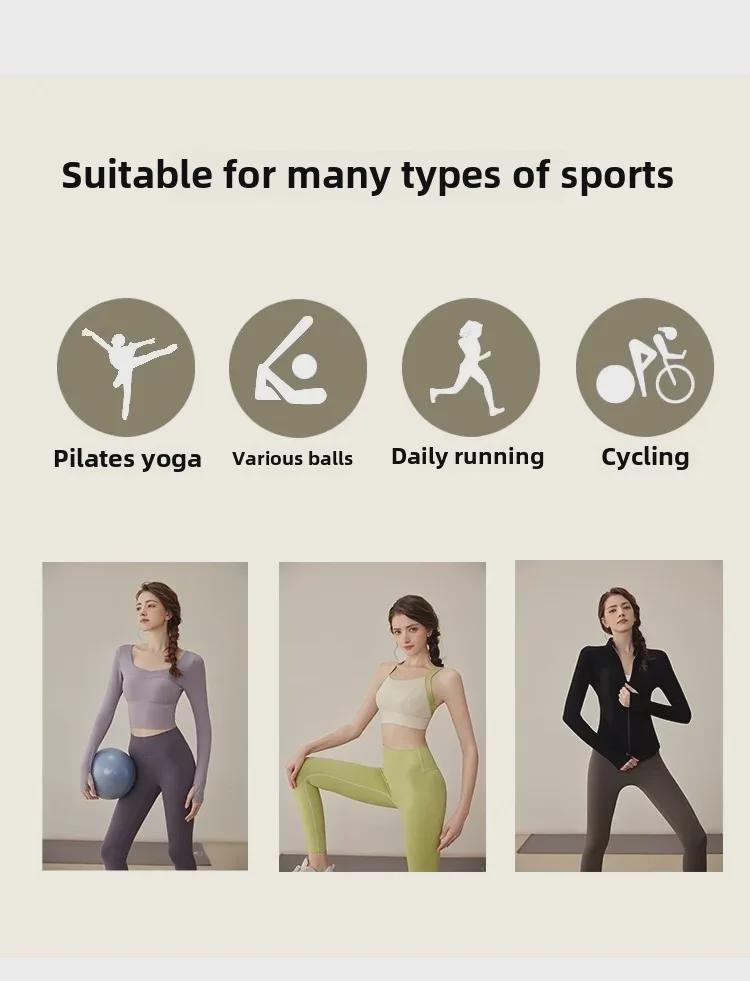 Youyou Women's Quick-Dry Yoga & Pilates Long Sleeve Tops - 2025 Collection