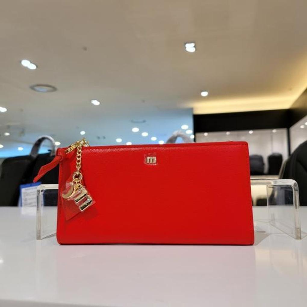 Mari Eclaire Highly Recommended Natural Cowhide Slim Women's Long Wallet 208412