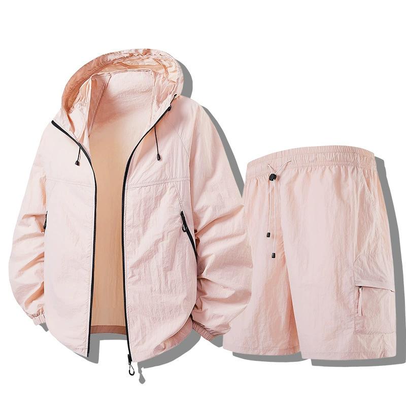 Sunscreen Suit Set, Lightweight UPF50+outerwear, Quick Drying Insert Color, Splash Proof, Sunscreen, Skin Suit