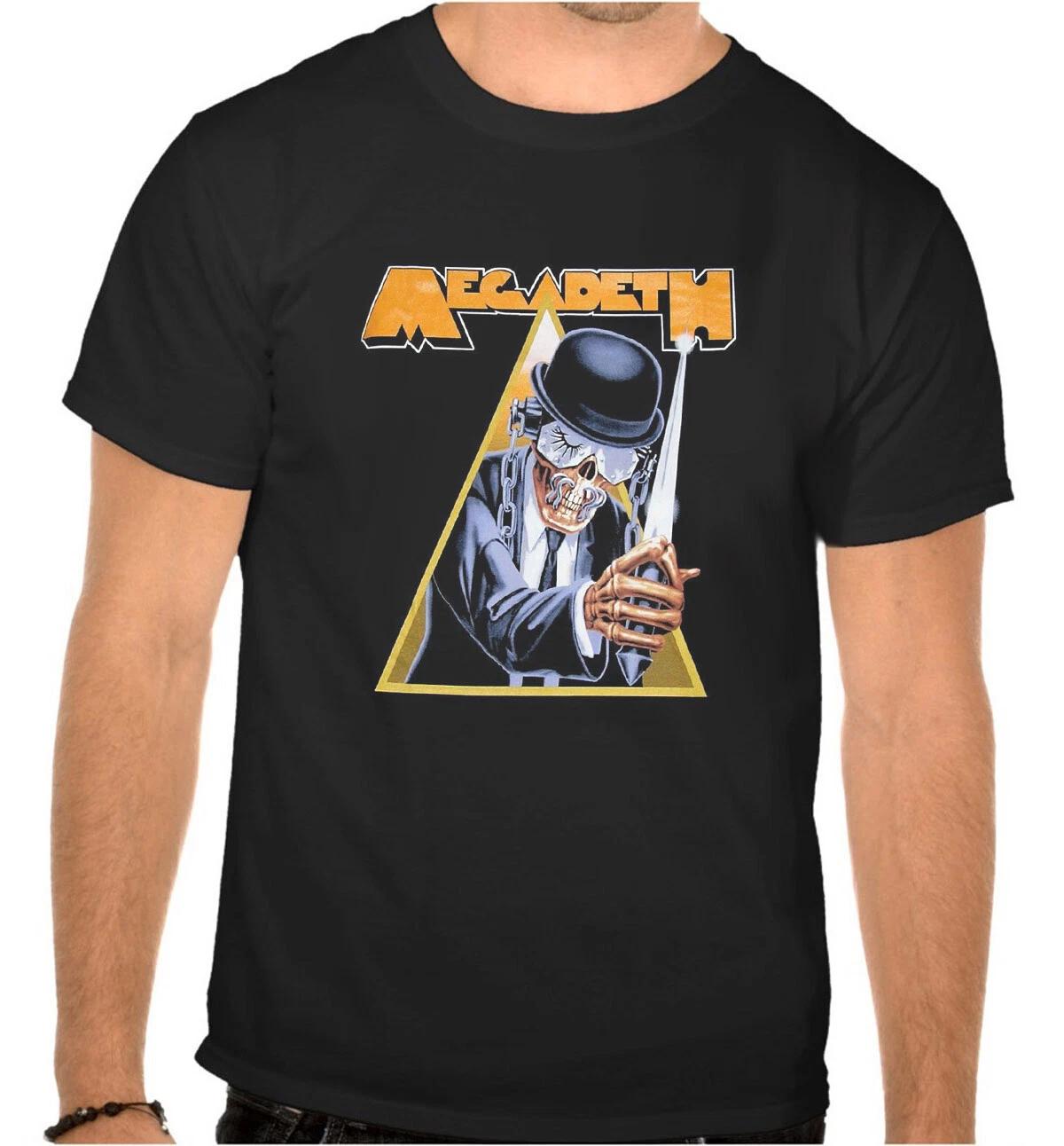 Megadeth Rock Music Logo BLACK T-Shirt - 1011- M