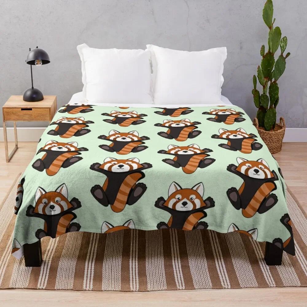Waschbär Kuscheldecke Waschbär Geschenke für Mädchen Jungen Frau Weich Leicht Warm Fleece Flanell Plüschdecke für Bett Sofa Couch