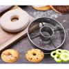 Set of 2 Commercial Stainless Steel Dessert Mold Cutters Baking Accessories Metal Texture Suitable for Baking Cookie