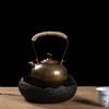Handmade Pure Copper Teapot 750ml Retro Style Kettle Gongfu Tea Brewing On Electric Ceramic Stove