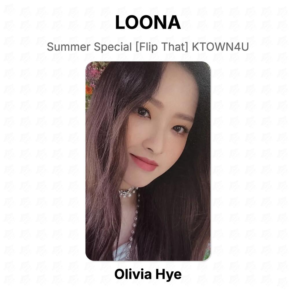 LOONA Summer Special [Flip That] KTOWN4U Official Photocard