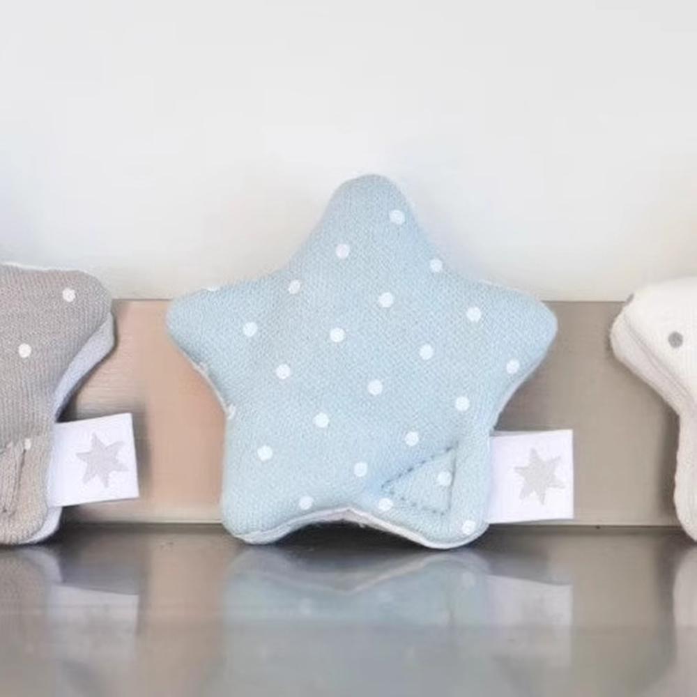 

Korean Style Star Earphone Storage Data Cable Wired Earphone Organizer Cute Polka Dot Storage Organizer Office Travel Daily Use синій