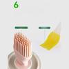 GIANXI Food Grade Baking BBQ Brush Oil Brush Oil Bottle One Glass Household Heat Resistant Kitchen Silicone Brush BBQ Tools