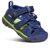 KEEN Kids' SEACAMP II CNX Sandals (Sizes 11.5-14.5cm), Blue Depths/Chartreuse, 11.5cm