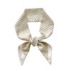 6x80CM Long Silk Scarf For Women Spring And Summer Black Striped Headband Packaging Scarf Headband Drift Scarf