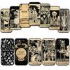 QE10 Divination Tarot Phone Case for OPPO A40 A60 A80 A15 A16 A16K A12 A17 A17K A54 A54S A53 A53S A55 A56 A57 A98 F23